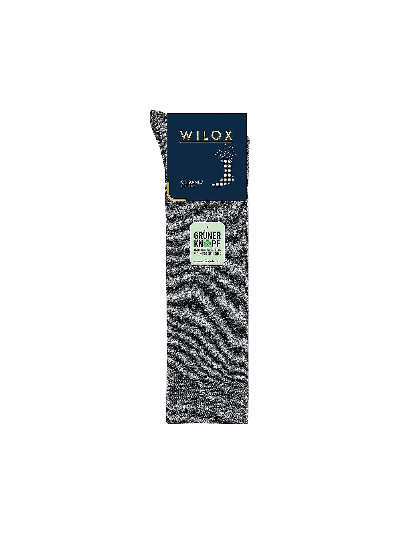WILOX | Herren Stutzen schwarz | grau